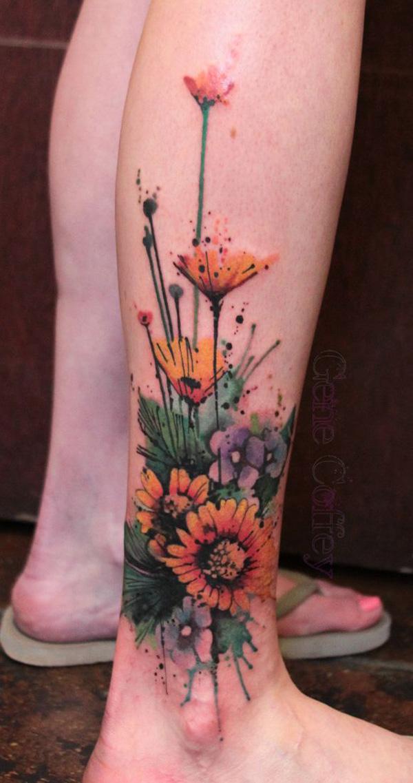 180 Inspirational Sunflower Tattoos with Meaning