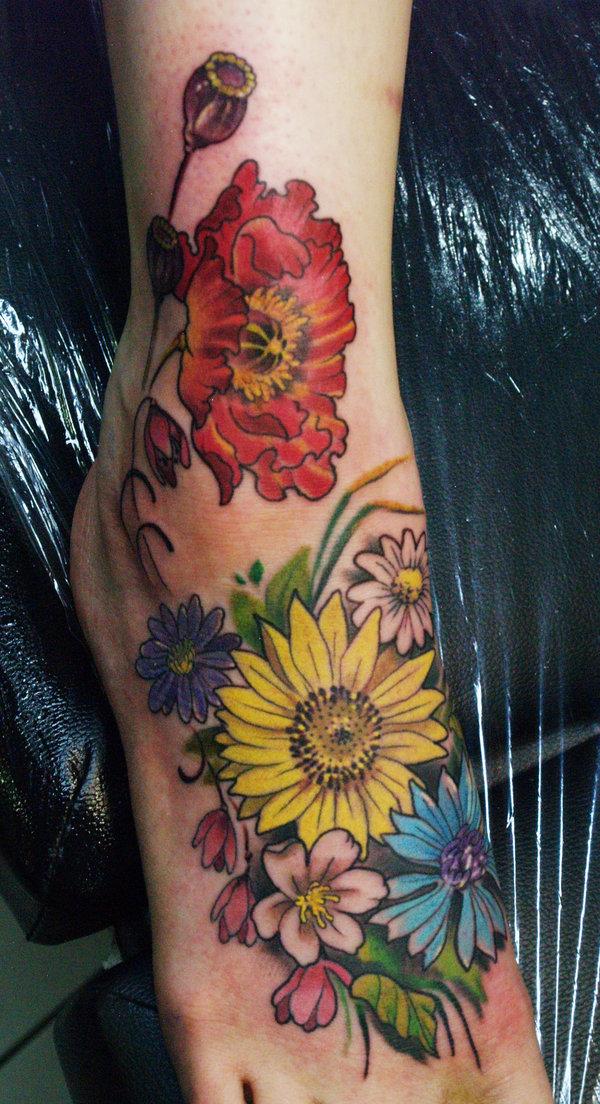 180 Inspirational Sunflower Tattoos with Meaning