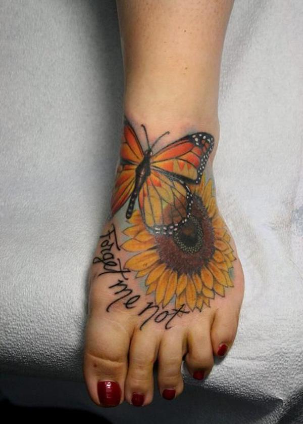 180 Inspirational Sunflower Tattoos with Meaning