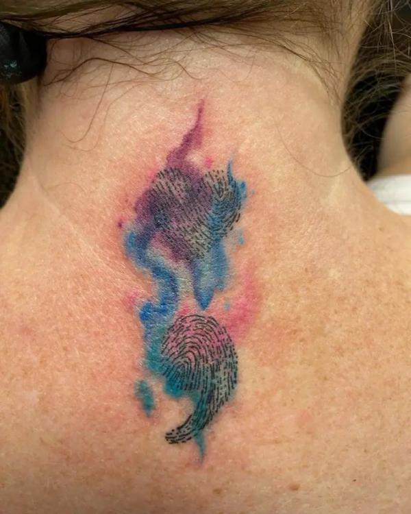 Fingerprint Heart Tattoo: Meaning and Designs