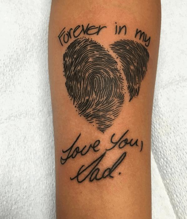 Fingerprint Heart Tattoo: Meaning and Designs