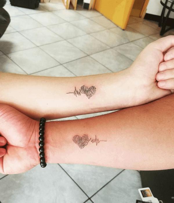 Fingerprint Heart Tattoo: Meaning and Designs