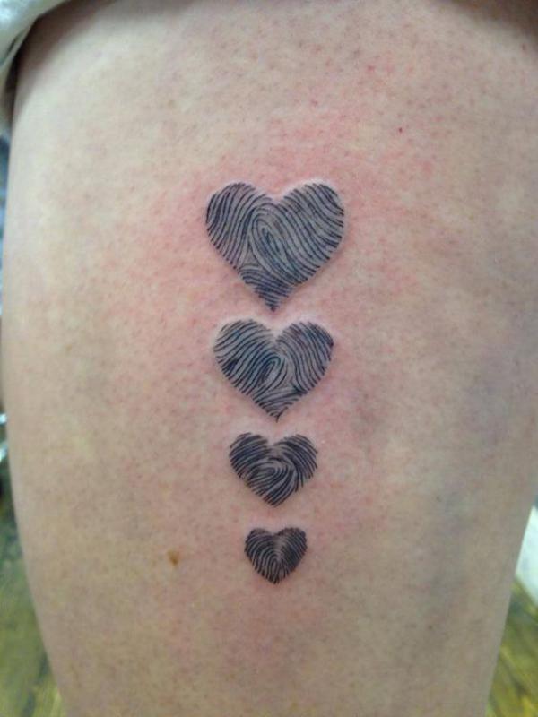 Fingerprint Heart Tattoo: Meaning and Designs