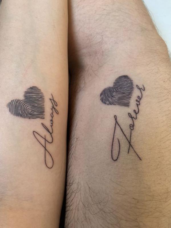 Fingerprint Heart Tattoo: Meaning and Designs