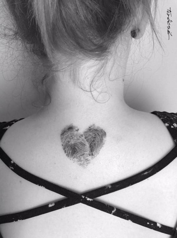 Fingerprint Heart Tattoo: Meaning and Designs