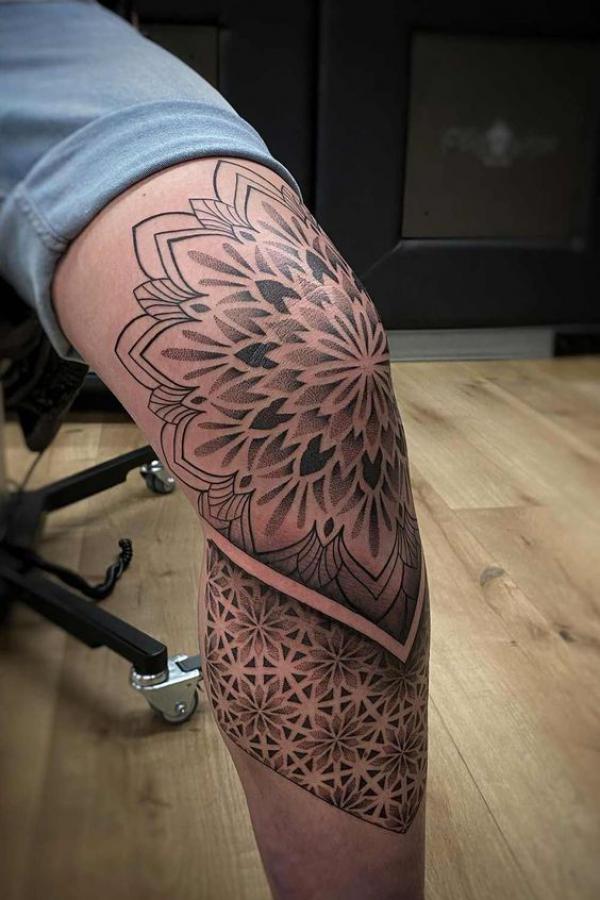 85 Knee Tattoo: Designs and Styles
