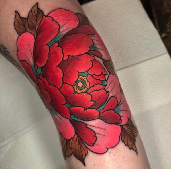 85 Knee Tattoo: Designs and Styles