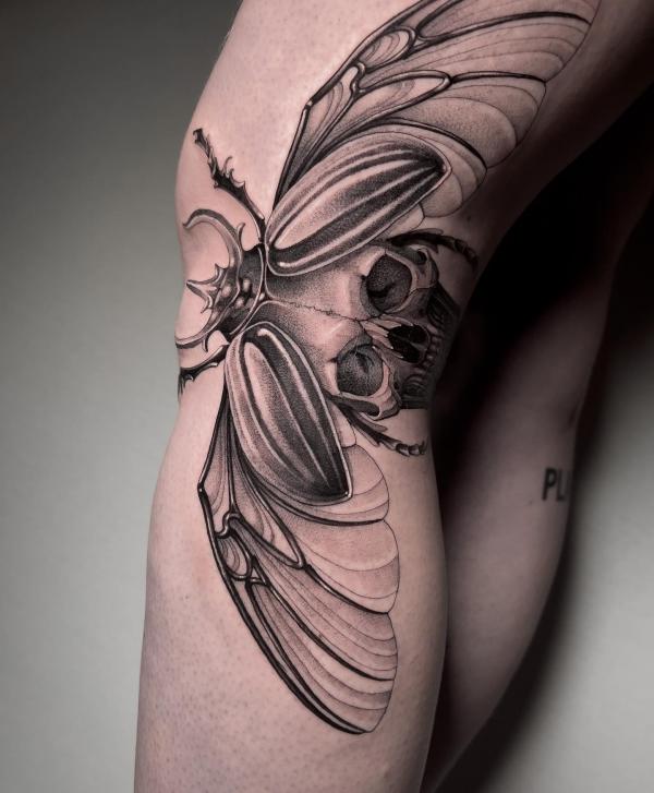 85 Knee Tattoo: Designs and Styles