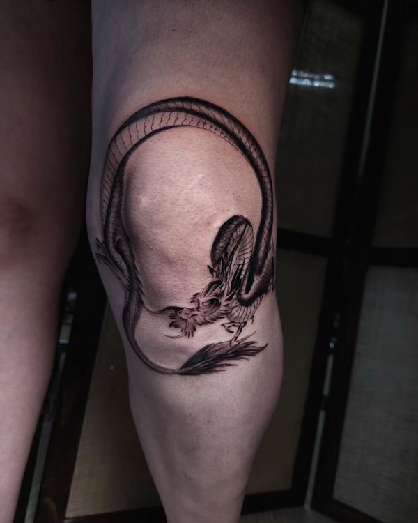 85 Knee Tattoo: Designs and Styles