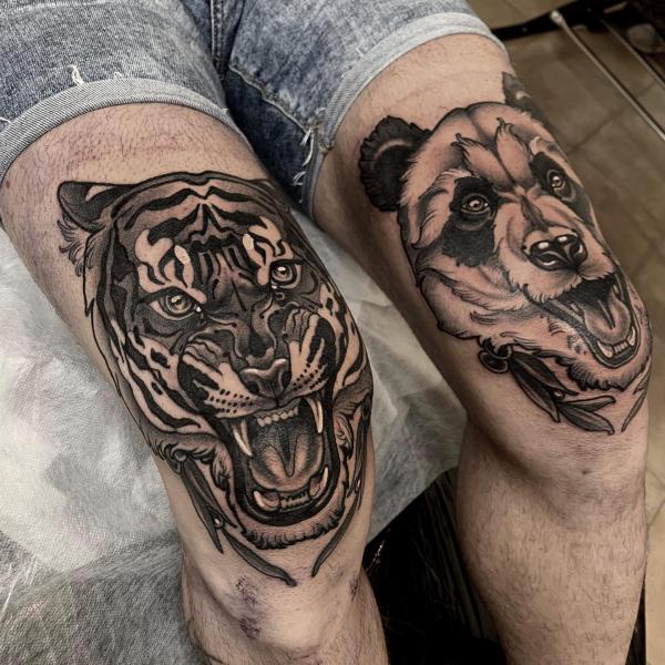 85 Knee Tattoo: Designs and Styles