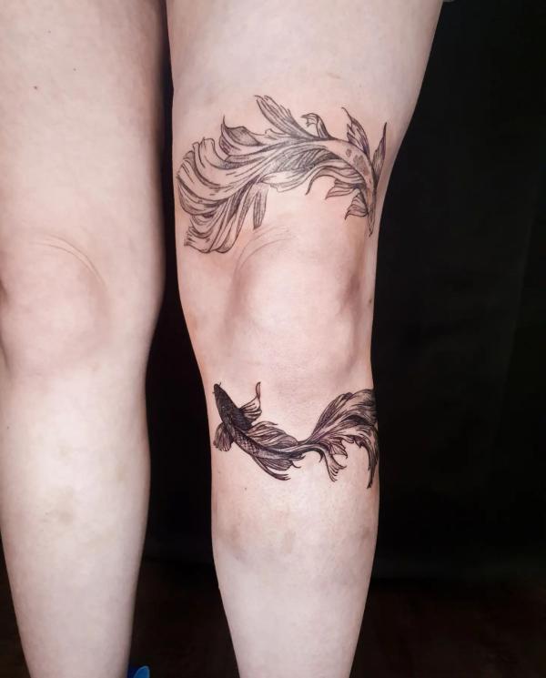 85 Knee Tattoo: Designs and Styles
