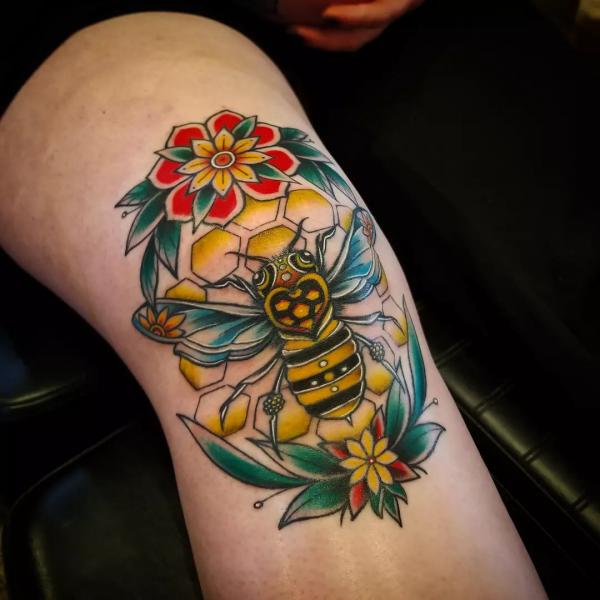 85 Knee Tattoo: Designs and Styles