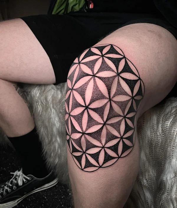 85 Knee Tattoo: Designs and Styles