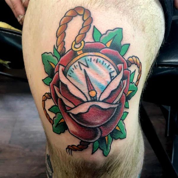 85 Knee Tattoo: Designs and Styles