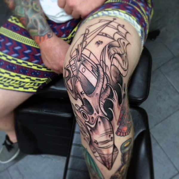 85 Knee Tattoo: Designs and Styles