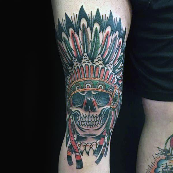 85 Knee Tattoo: Designs and Styles