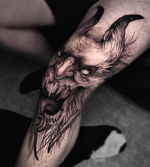 85 Knee Tattoo: Designs and Styles