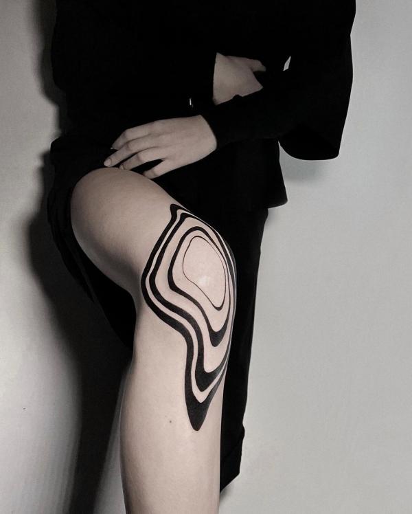85 Knee Tattoo: Designs and Styles