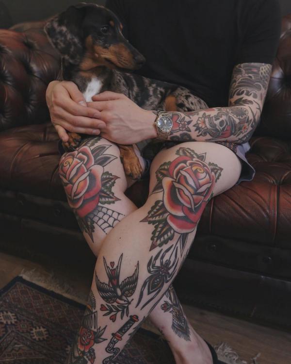 85 Knee Tattoo: Designs and Styles