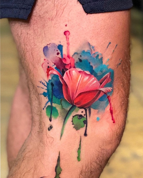 85 Knee Tattoo: Designs and Styles
