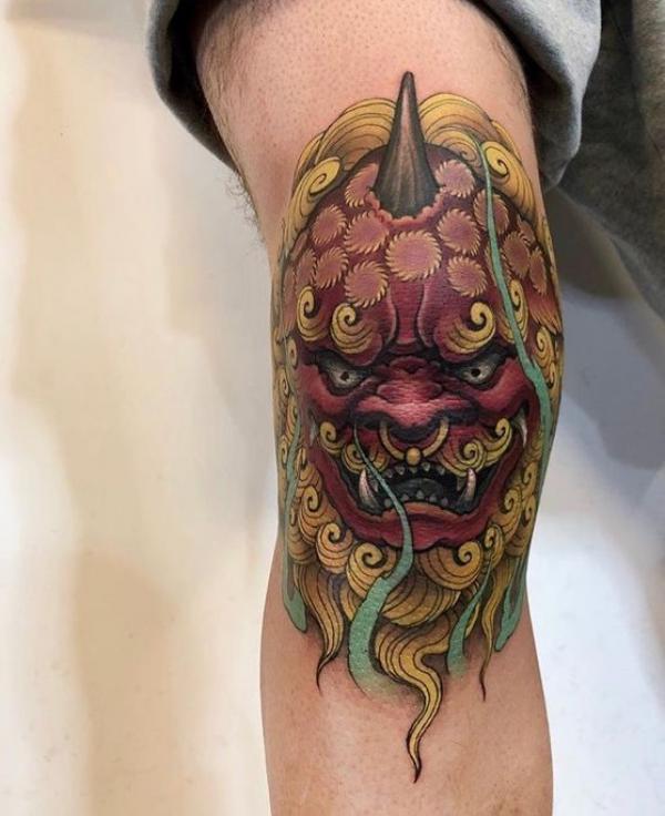 85 Knee Tattoo: Designs and Styles