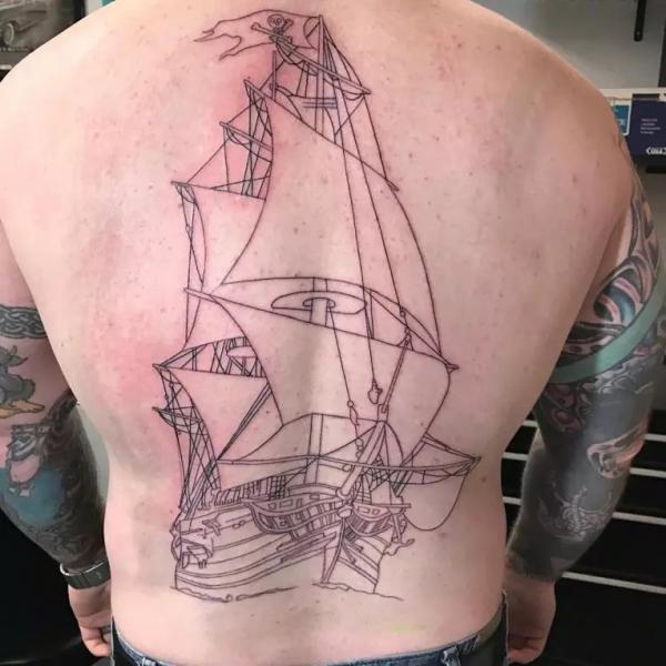 Pirate Ship Tattoo: Meaning and Designs