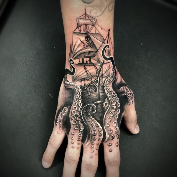 Pirate Ship Tattoo: Meaning and Designs