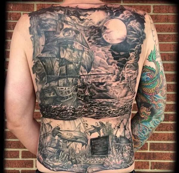 Pirate Ship Tattoo: Meaning and Designs