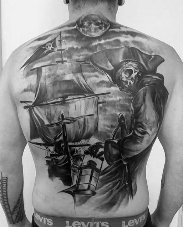 Pirate Ship Tattoo: Meaning and Designs