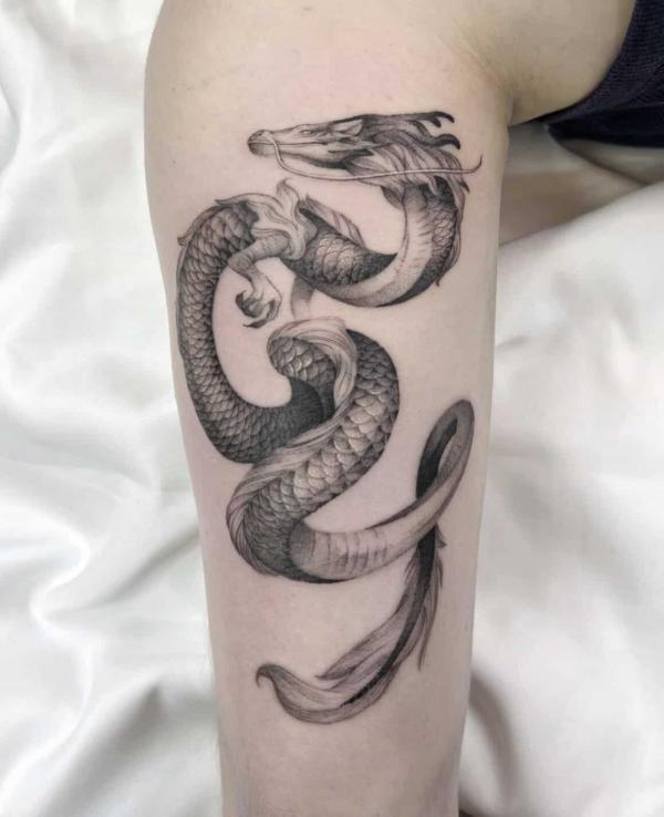 Chinese Dragon Tattoo Designs and Their Meanings