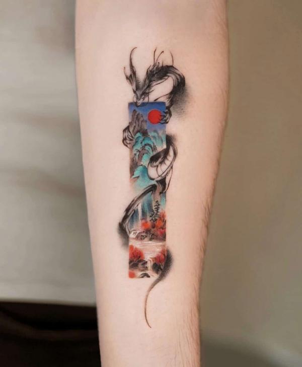Chinese Dragon Tattoo Designs and Their Meanings