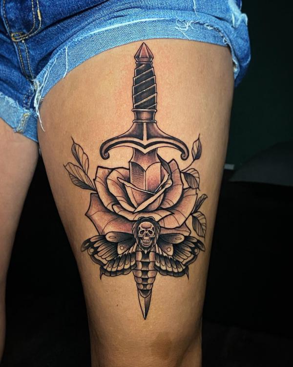 50+ Death Moth Tattoo Designs with Meanings