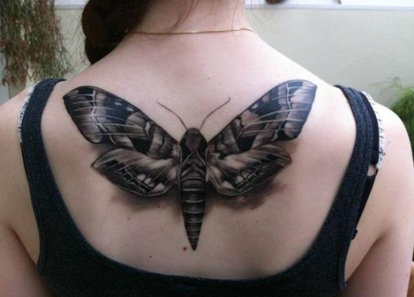 50+ Death Moth Tattoo Designs with Meanings