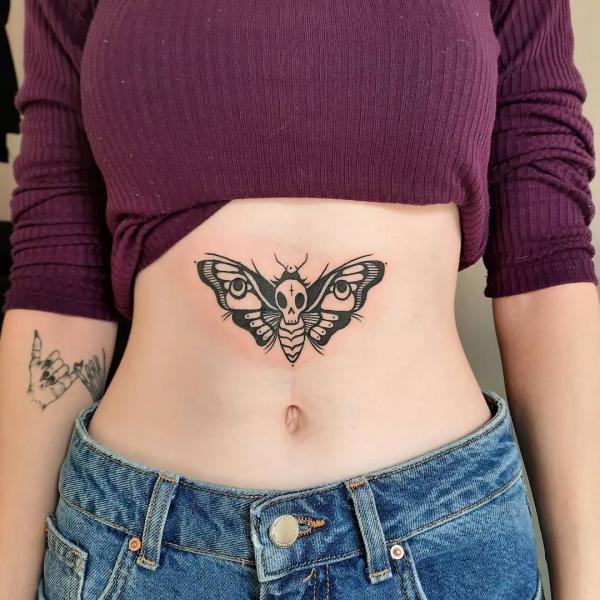 50+ Death Moth Tattoo Designs with Meanings