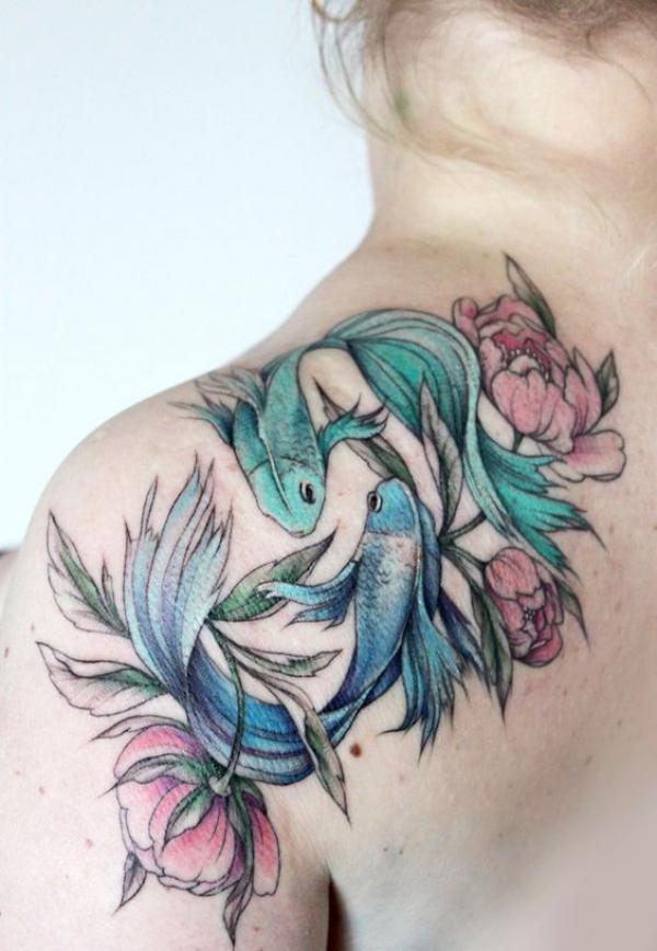 60+ Pisces Tattoo Designs with Meanings