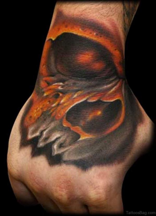 50 Skull Hand Tattoo Designs with Meaning