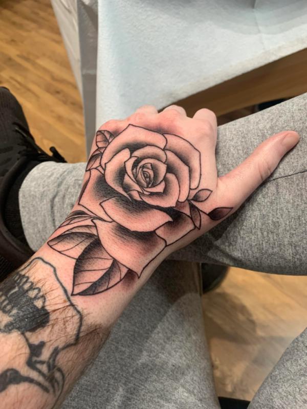 50+ Rose Hand Tattoo Designs with Meanings
