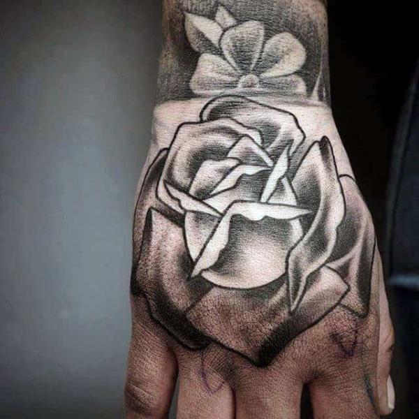 50+ Rose Hand Tattoo Designs with Meanings