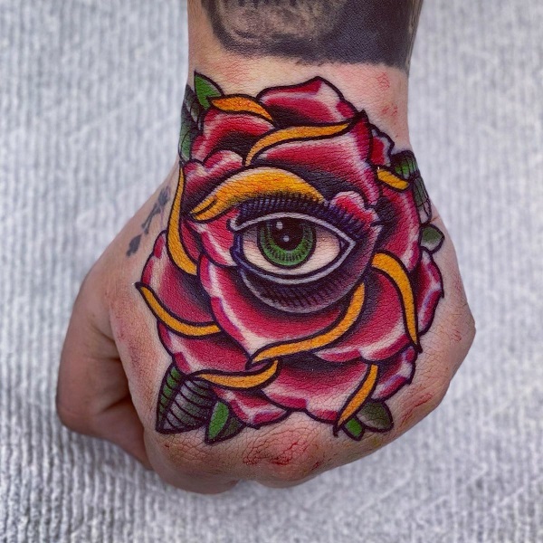 50+ Rose Hand Tattoo Designs with Meanings