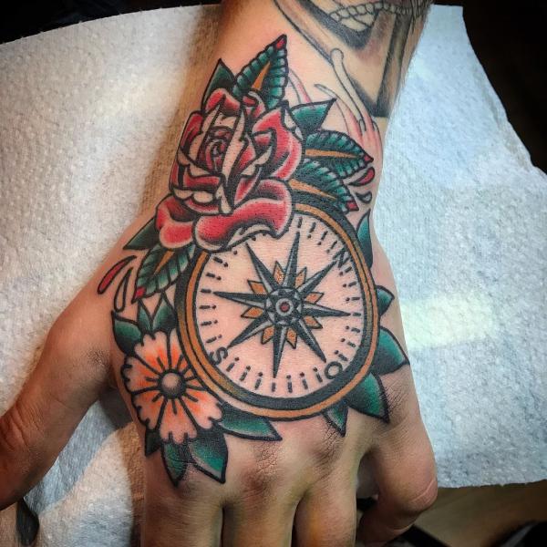 50+ Rose Hand Tattoo Designs with Meanings