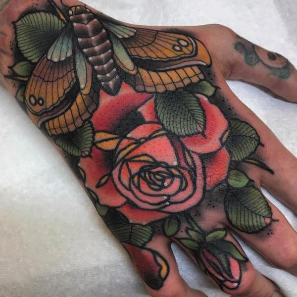 50+ Rose Hand Tattoo Designs with Meanings