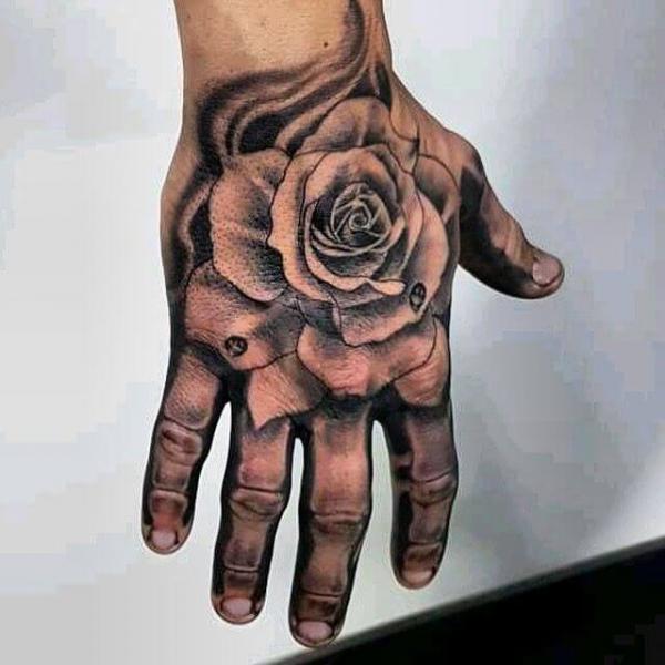 50+ Rose Hand Tattoo Designs with Meanings
