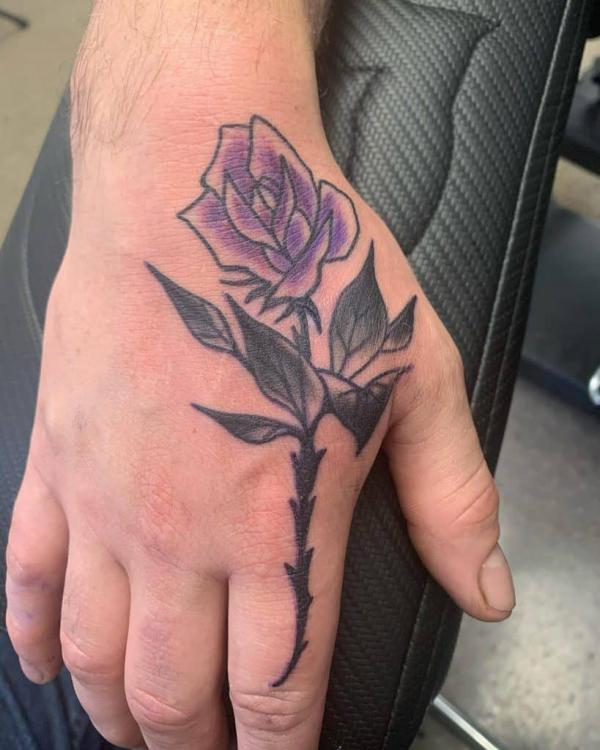 50+ Rose Hand Tattoo Designs with Meanings