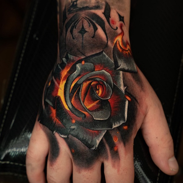 50+ Rose Hand Tattoo Designs with Meanings