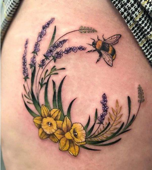 60 Daffodil Tattoo designs with Meanings