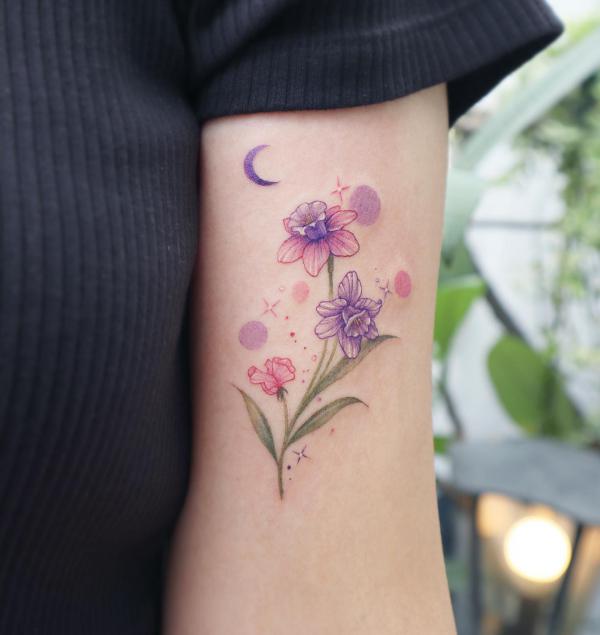 60 Daffodil Tattoo designs with Meanings