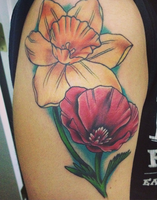 60 Daffodil Tattoo designs with Meanings