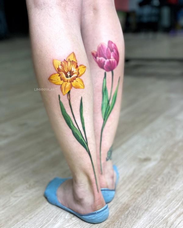60 Daffodil Tattoo designs with Meanings