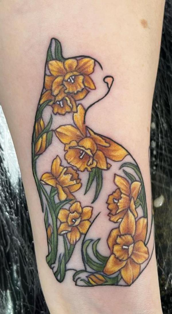 60 Daffodil Tattoo designs with Meanings