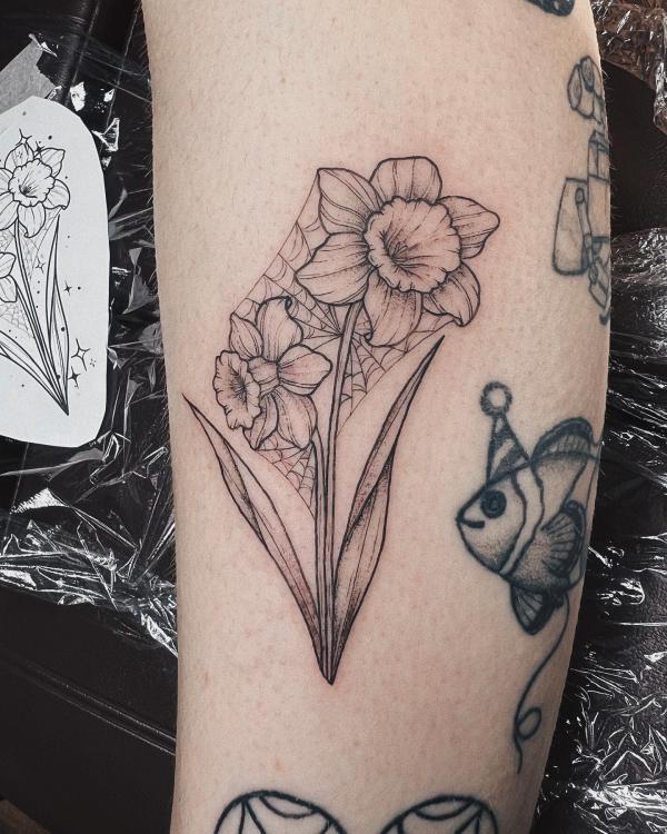 60 Daffodil Tattoo designs with Meanings